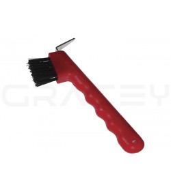 Hoof Brush Red